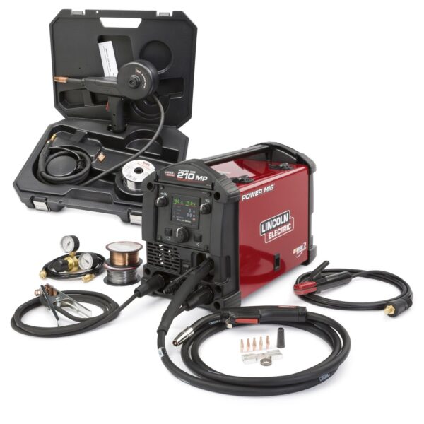 Lincoln Power Mig 210 Mp Welder Aluminum One-Pak K4195-1