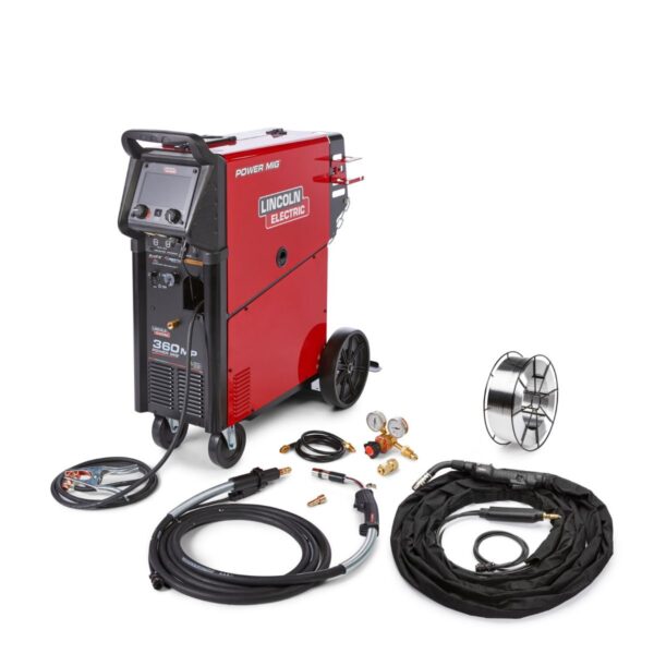 Lincoln Power Mig 360 Multiprocess Welder Aluminum Auto Repair One-Pak K4663-1