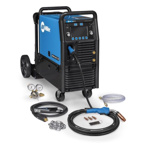 Miller Millermatic 255 Mig/Pulsed Mig Welder- 208/240V With Running Gear 951766