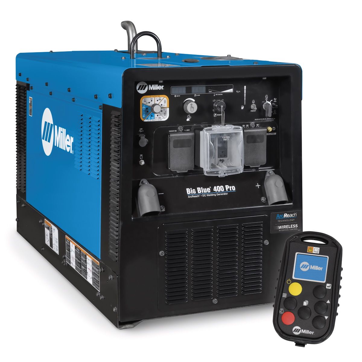 Miller Big Blue 400 Pro Arcreach Kubota Welder/Generator W/Wic 907732013
